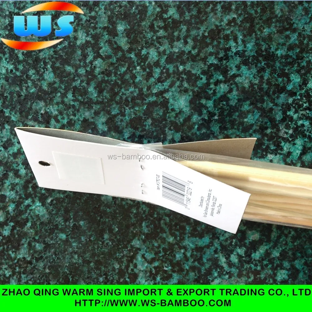 High Quality Disposable wholesale rotating BBQ Stick BBQ bamboo skewer 5.0mm*36inch marshmallow roasting sticks