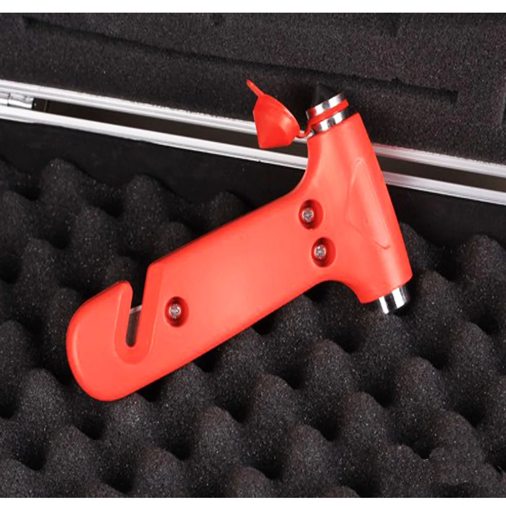 magnetic led flashlight windshield tools rescue hammer