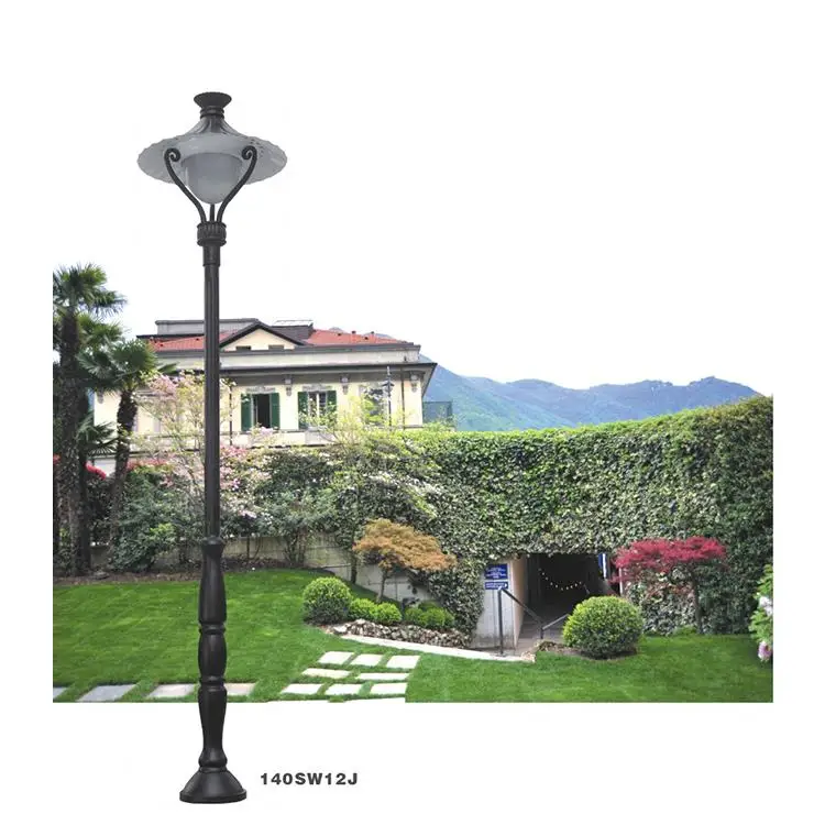 
Euro Style Antique Design Steel Light Pole, Galvanized Yard Light Poles 