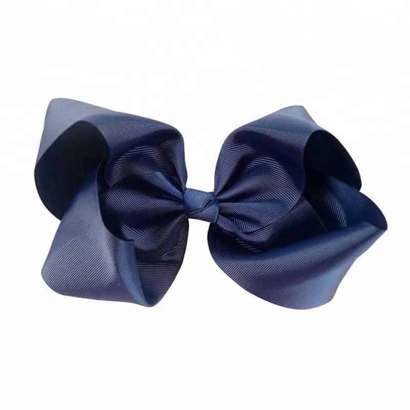 Hair Accessories Wholesale Big Baby Kids 6 Inch Hair Bows With Clips