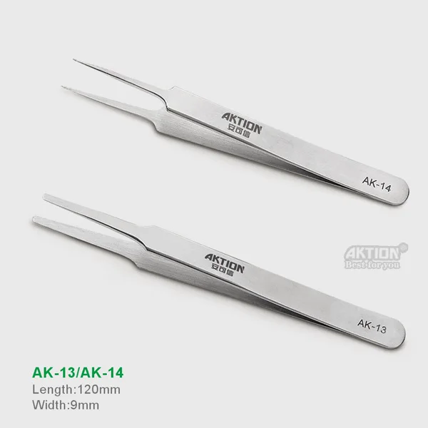 Wholesale All Series Swiss Quality Stainless Steel Pointed Curved Slanted Tweezers