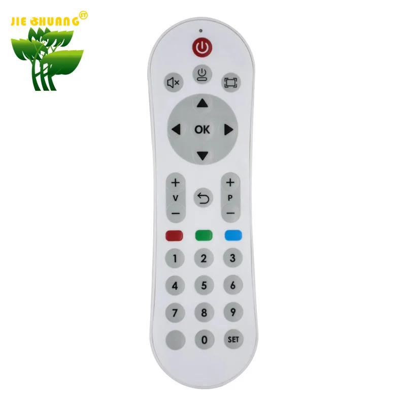 Factory Smart 2.4G Wireless IR Learning Function 29 keys ABS  White  Universal Remote Control for Android TV, TV Box