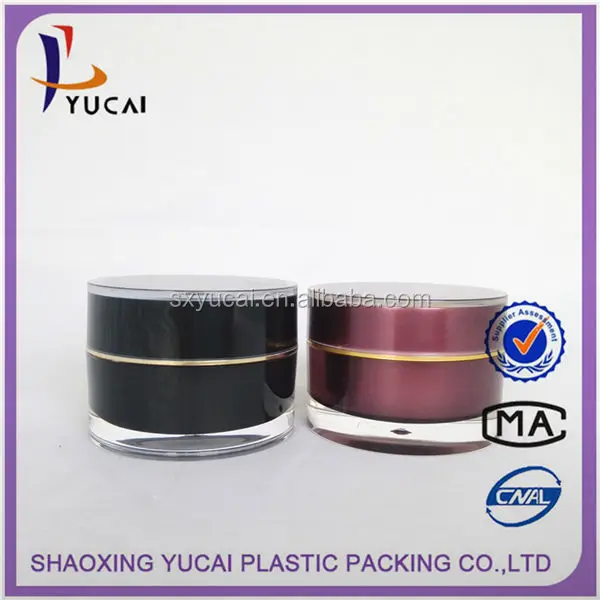 supply inventory acrylic cream mason jar 30 ml square round beautiful cosmetics eye cream jar