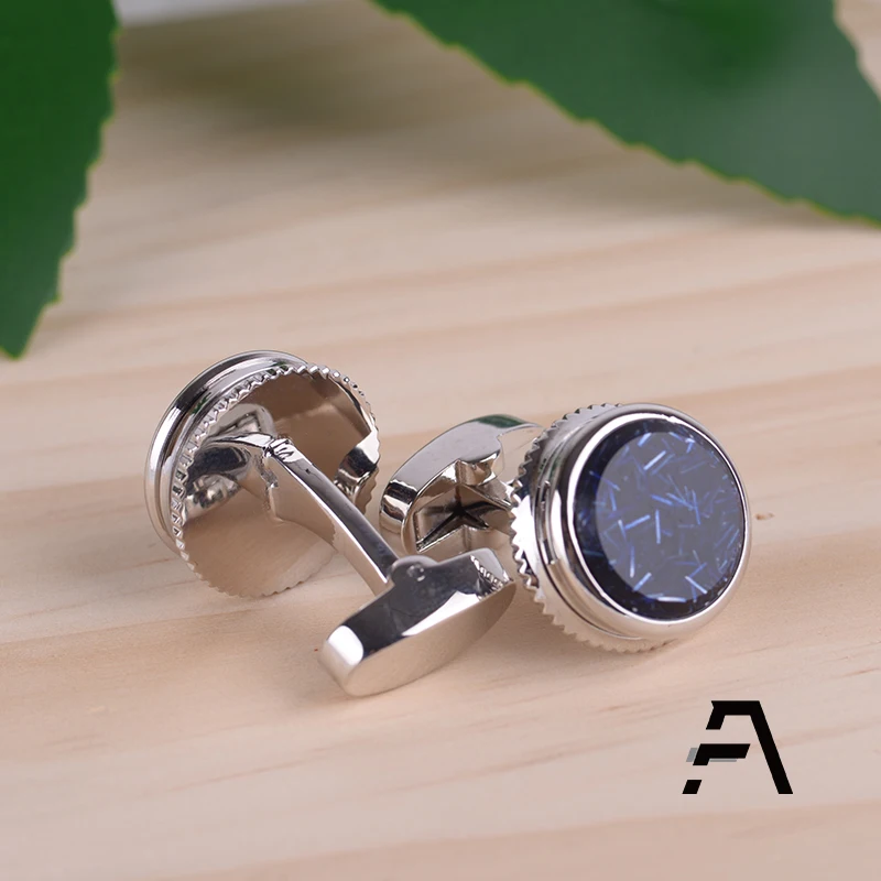 Акриловые Синие запонки