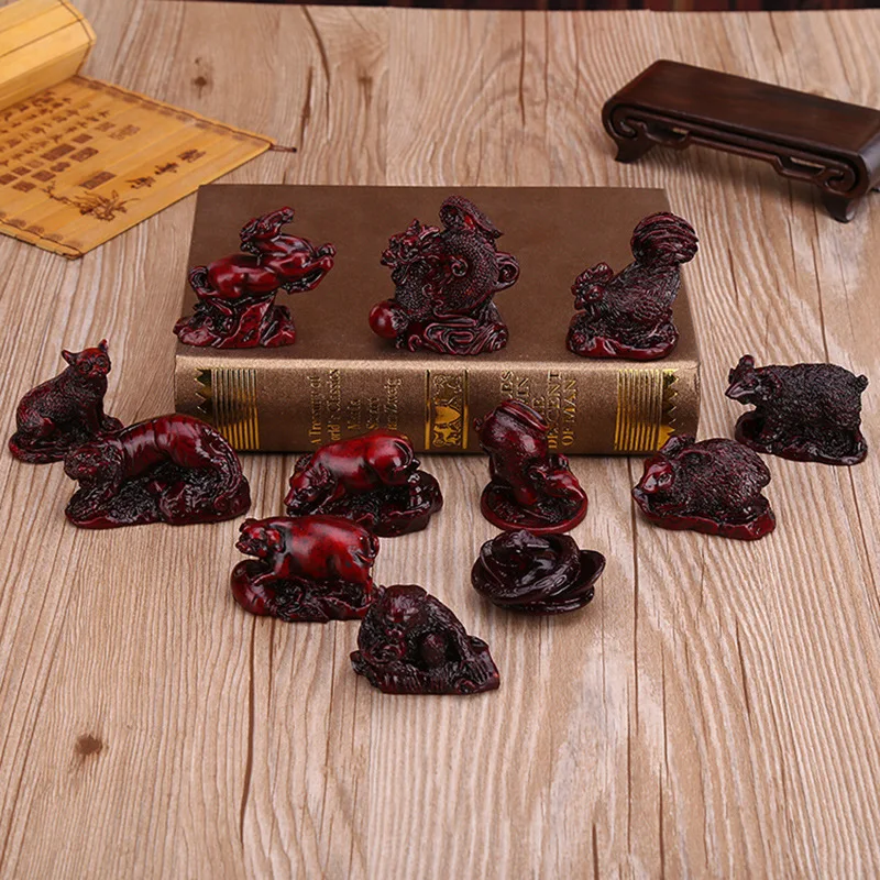 Chinese Horoscope Monkey Resin 12 Zodiac ornament