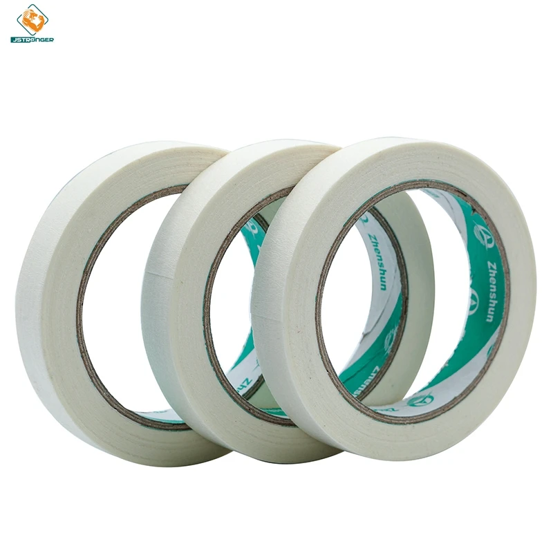 Masking Tape 1 Inch Drafting Painters Tape White Beige, General purpose Masking Tapes for Painting, Labeling, Painting