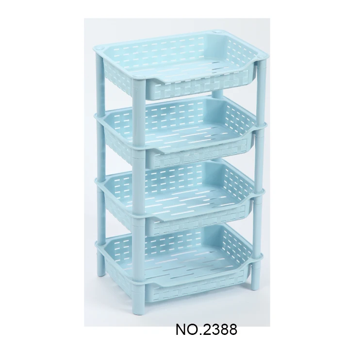 Прямоугольные пластиковые стеллажи для хранения