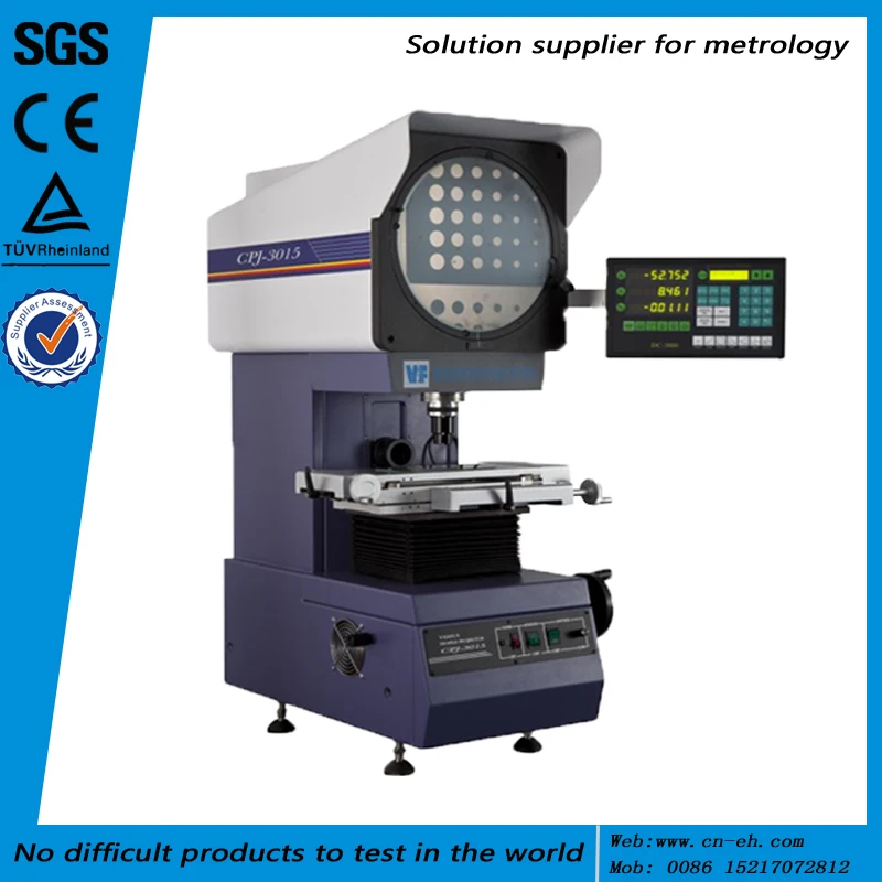 Profile Projector Measurement Images