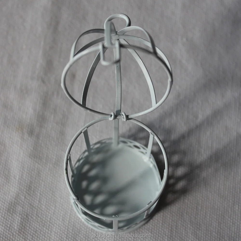 Рождественские пасхальные украшения мини декоративная металлическая проволочная клетка для птиц коробка конфет