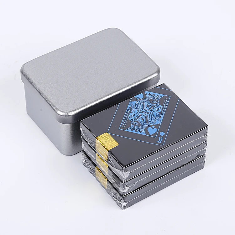 Custom Gaming PVC Poker Waterproof Playing Cards poker cards plastic