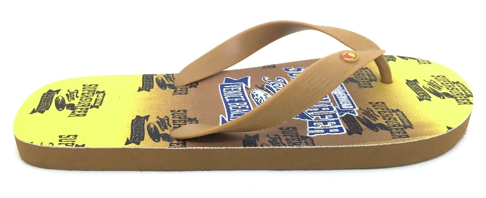 2020 comfortable black wide strap with playing football print blank sublimation men arabic sexy slippers sandal for men