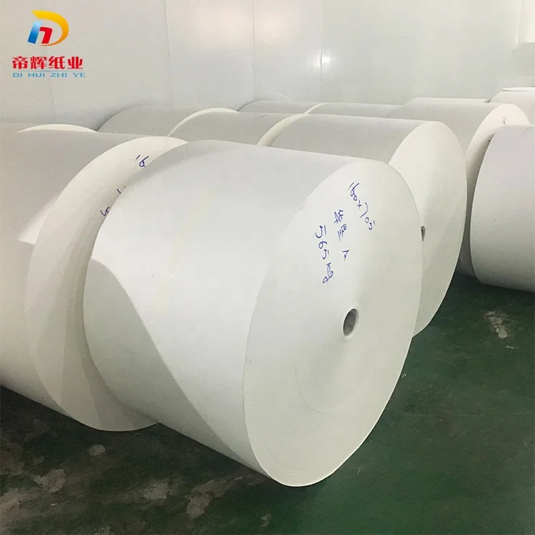 Raw materials single / double sided PE Coated Paper for disposable paper cup container maker in Roll / Sheet / Fans