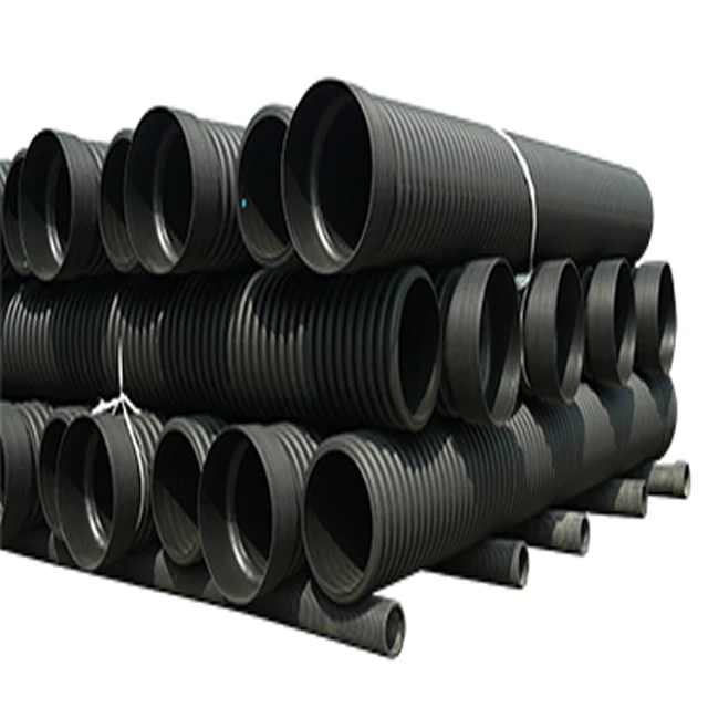 China Manufacture Pipe Supplier 200mm to 800mm HDPE double layer corrugated pipe