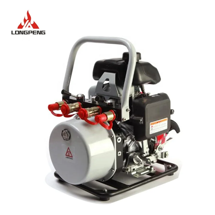 
Longpeng Hydraulic Rescue Tools Power Motor Pump Dual Output Gasoline Motor Pump 