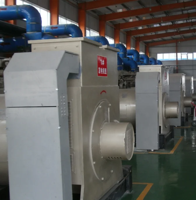 
1200kw high efficiency natural gas generator,high power genset,for power plant 