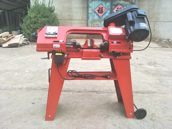 Ленточная пила 4,5 дюйма для резки металла, ленточная пила для резки металла, полуавтоматическая ленточная пила для резки металла