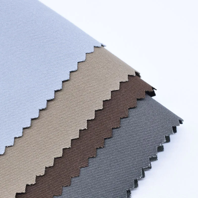 hot selling design yarn dyed classic woven twill 100% cotton fabric for men pants