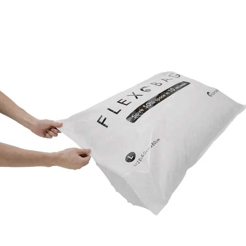 Flextailgear с плоской подошвой из ткани Вакуумный пакет для хранения дома Экономия пространства