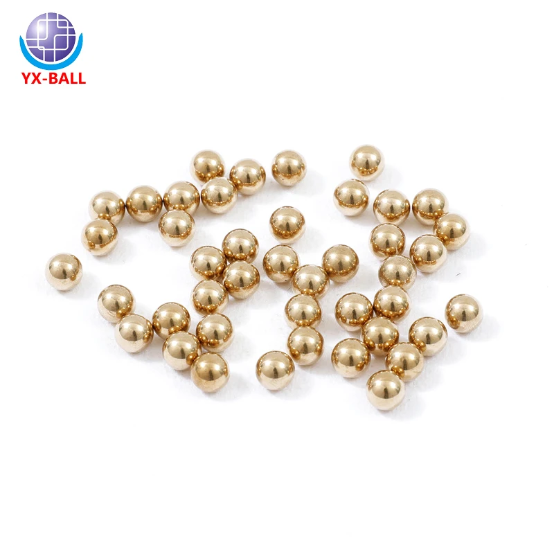 High hardness precision 2mm 2.381mm 3mm 3.175mm 4mm 6mm 6.35mm 7.144mm brass ball for bearing