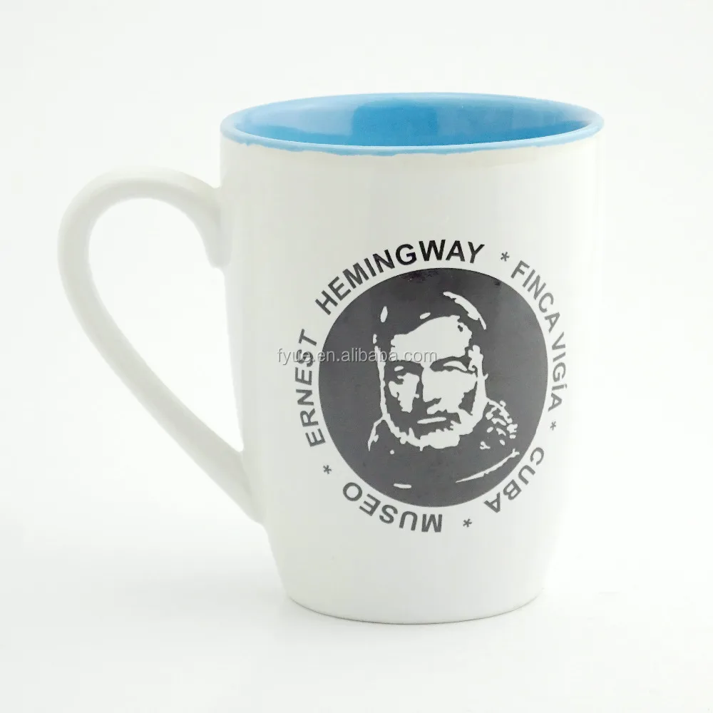 Unique customized porcelain design color mugs /paint your own mug