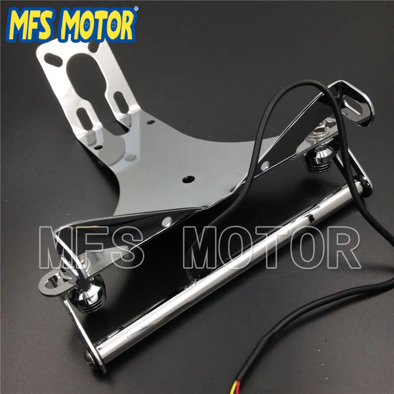 
 Устранитель крыла мотоциклетного светодиодного освещения для Yamaha YZFR1 R1 2004 2005 2006 2007 2008 хром  