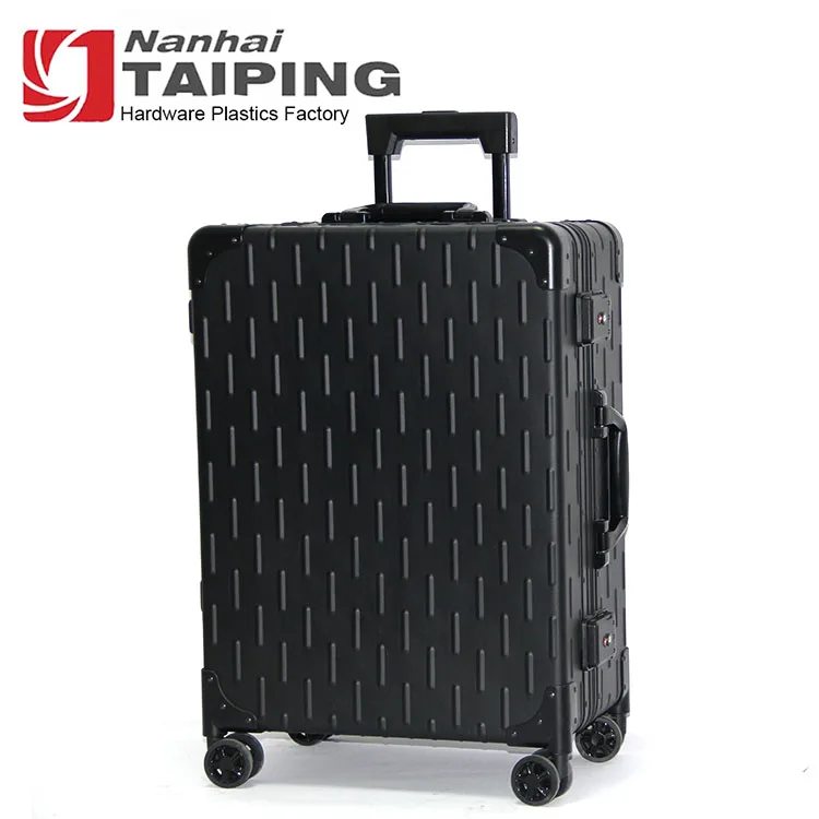Fashion New 20 inch Black Aluminum Suitcase Trolley Case