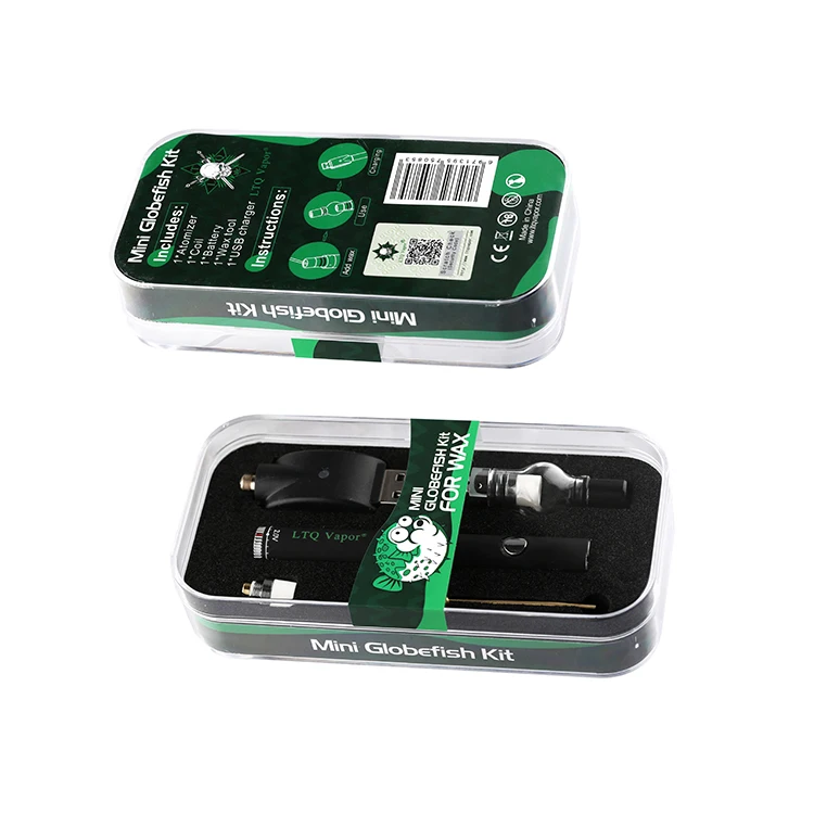 
Max wax smoking vapor glass globe ceramic refill wax vapor pen thick oil vape pen cartridge mini globefish kit 