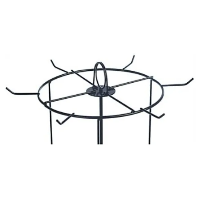 RUIMEIXIN 2 Tier  Countertop Spinning Wire Rack For Retail Store,Battery rack,Metal Rotating Jewelry Organizer, Keychain Rack