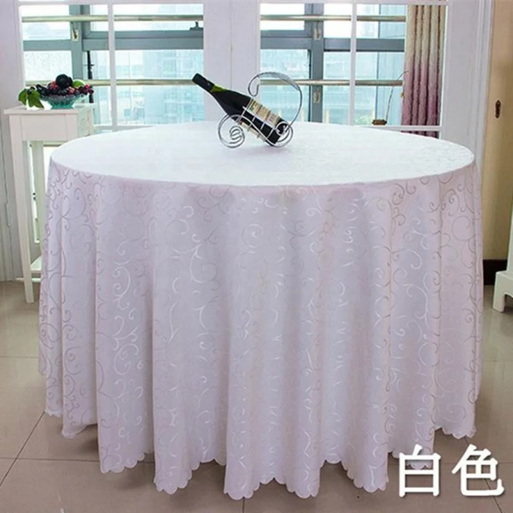 Жаккардовая скатерть из дамасской ткани устойчивая к морщинам маслостойкая тяжелая полиэстера для кухонного обеденного стола