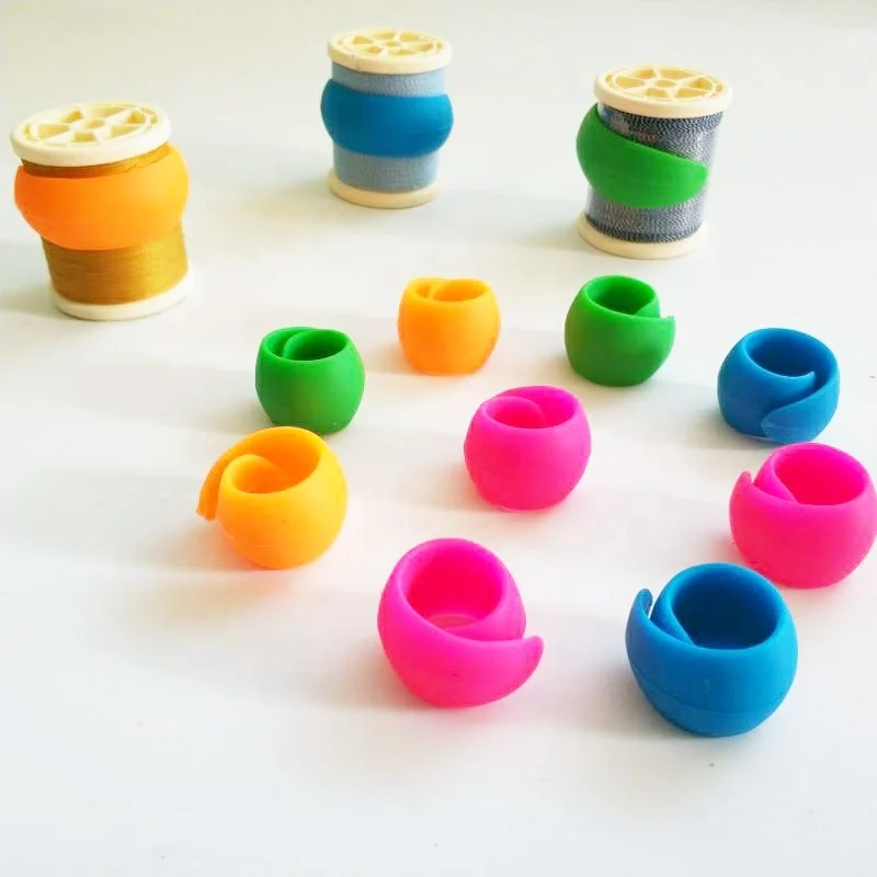 20pcs Mixed Color Bobbin Peels Thread Spool Huggers For Sewing