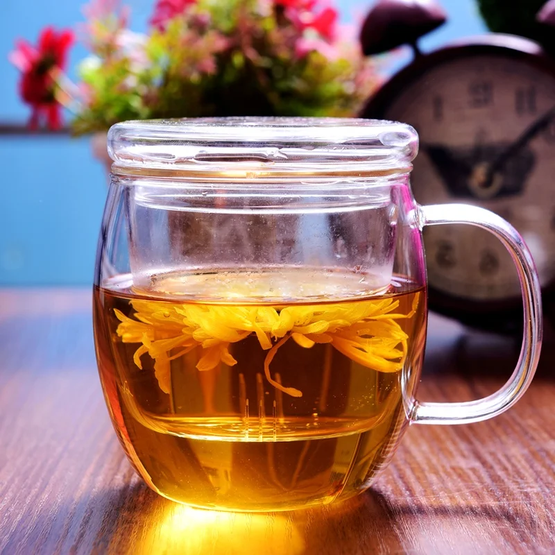 Totally hand made arabic glass tea cup set with handle