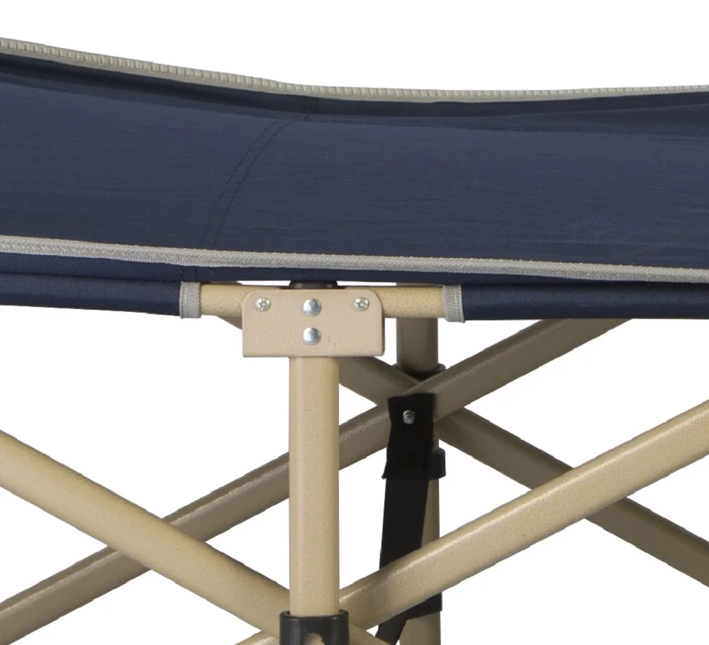 Metal comfortable camping beach picnic leisure portable folding bed