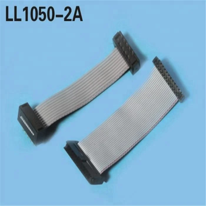 Flat Cable with IDC Connector 10pin 14pin 16pin 20pin 26pin 50pin 60pin 64pin wire cable connector