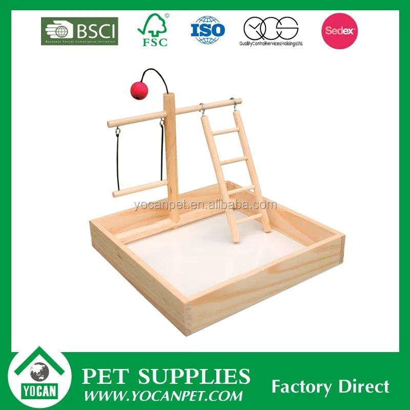 High End Wholesale Large Wooden Bird Toys For Pet Birds