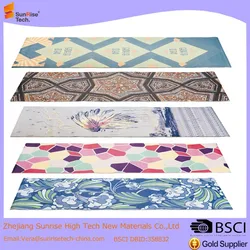 Поливинилхлоридный коврик для занятий йогой с принтом на заказ