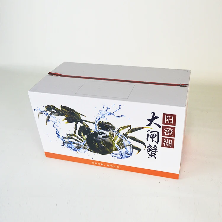 Environmentally friendly insulated cold chain transport carton for food
