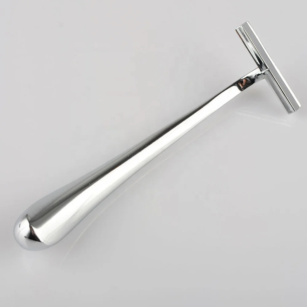 Traditional Type Luxury Metal Twin Blades Gold Shaver Shaving Razor