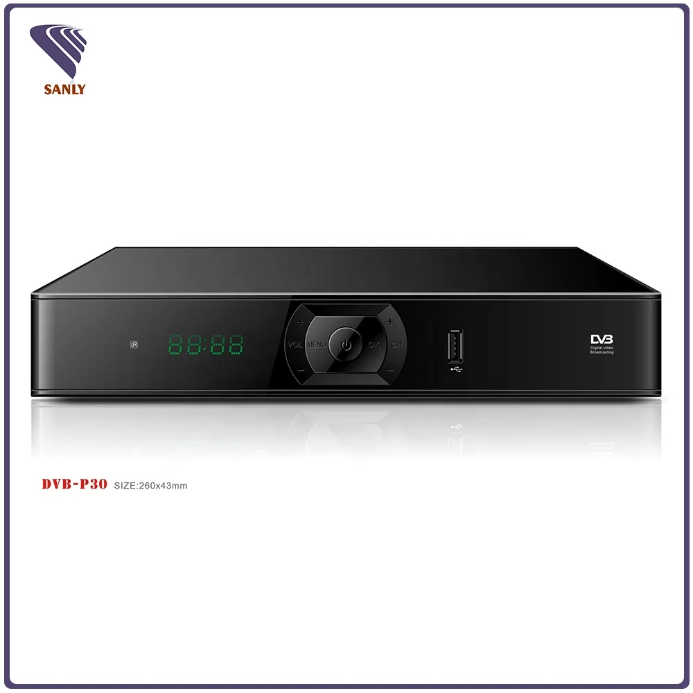 2021 FTA HEVC H.265 receiver dvb-t2 decoder with usb wifi dongle