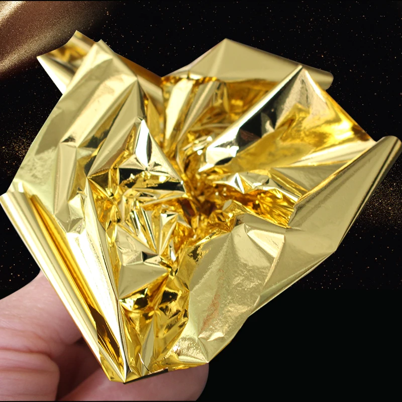Тайвань понять K листовое золото 13X13.5cm 500 шт. украшения стены масонское убранство мебель имитация передача тепла