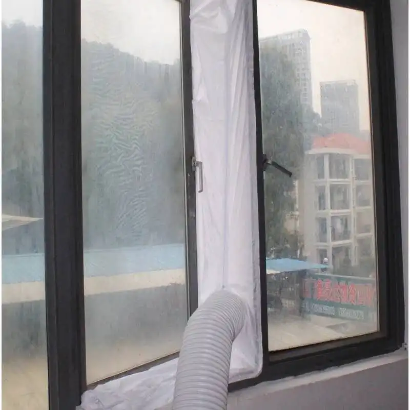 
Airlock Window Seal for Mobile Air Conditioner Units and Soft Cloth Sealing Baffle Window Door Seal 