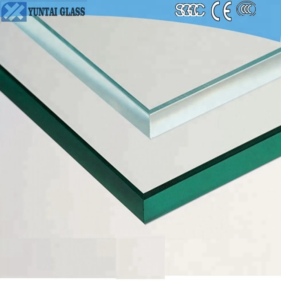 Прозрачный тонированный строительный лист, свойства закаленного стекла для балкона, забора, ограждения, окна, Офисная занавеска, стена