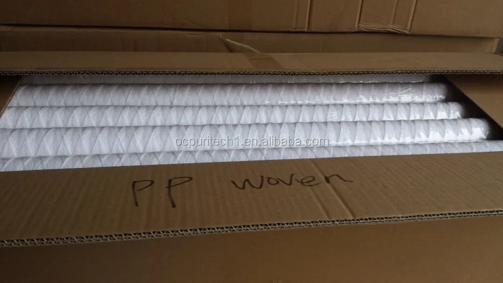 40 inch 5 micron woven pp sediment  water  filter cartridge