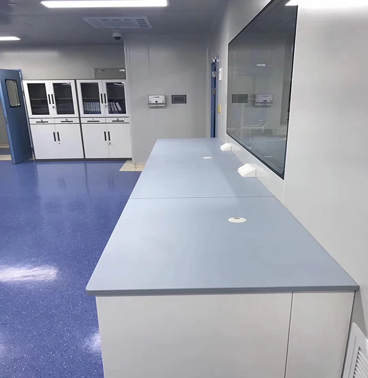 Медицинская электрическая лабораторная мебель стол с шкафами для хранения