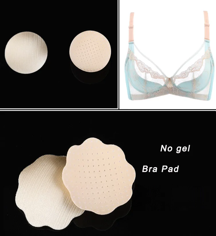 
Fashion Invisible Breast Nipple Cover Reusable Breathable Bra Pad For Thin Bra 