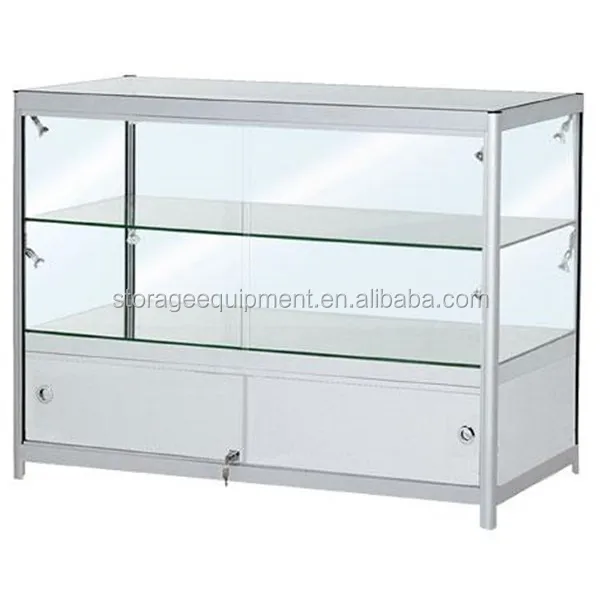 HOT SELLING model car display cabinets,glass showcase with lighting
