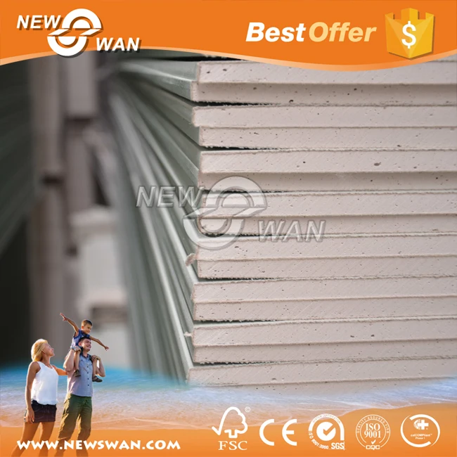 
Standard Paper Faced Gypsum Board Price Drywall Plasterboard 