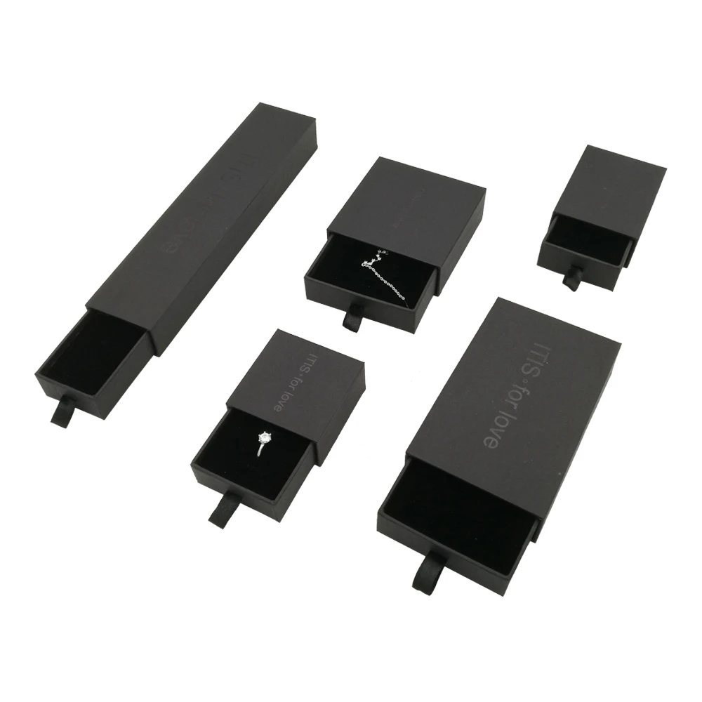 Custom logo luxury paper box jewellery packaging for jewellery