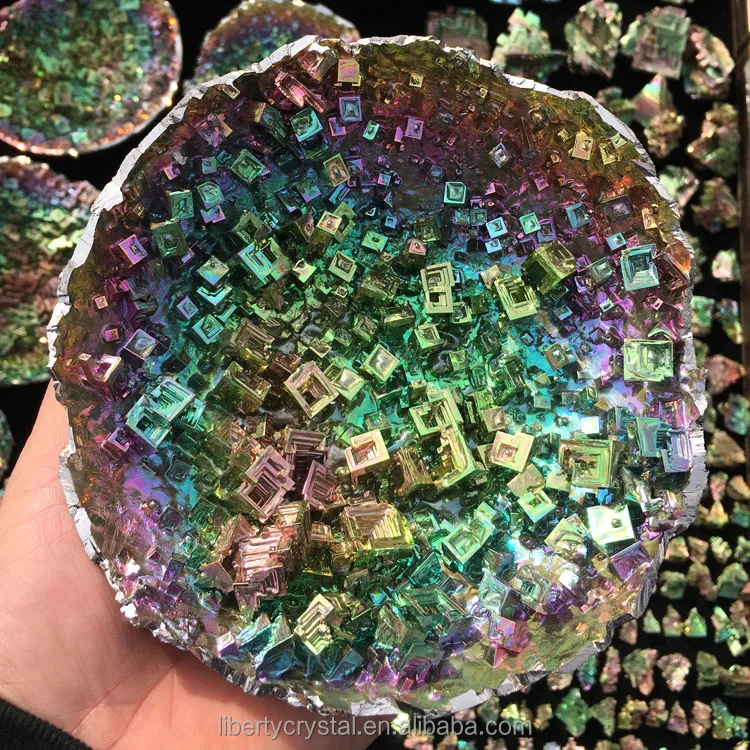Wholesale Natural Fancy Bismuth Mineral Ore Crystals for Sale