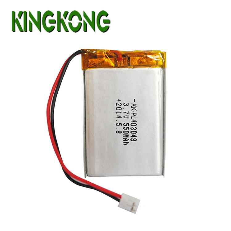 KingKong 402035 3.7v 550mah li-polymer rechargeable battery