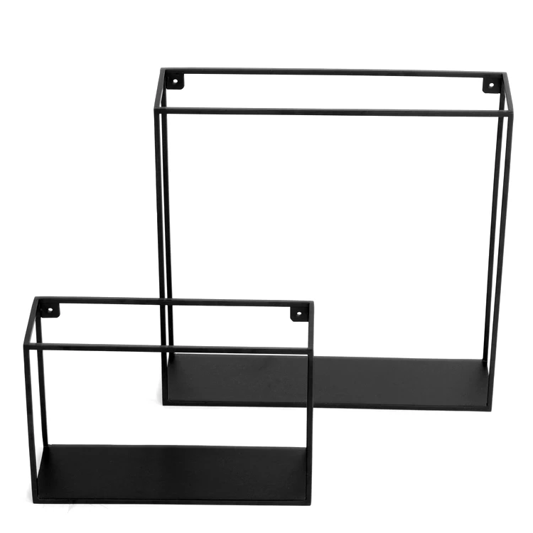 
Decoration simple design metal floating wall mounted shelf 